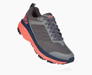 Hoka One One Women's Challenger ATR 5 Running Shoes Grey/Coral - AU YMZK